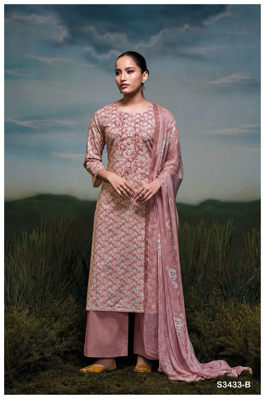 Isalyn 3433 By Ganga Cotton Printed Dress Material Wholesale Shop In Surat